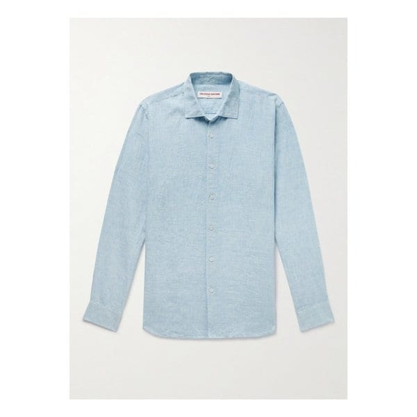 자일스 리넨 셔츠 블루 1647597313272430