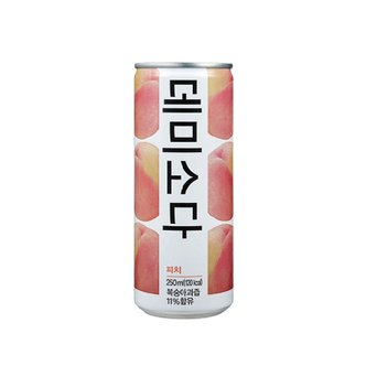  [무배] 데미소다 복숭아 250ml x 30캔