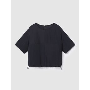 텍스쳐드 블록 티셔츠 블랙 AW2505954