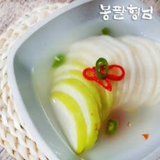 봉팔형님 겨울 동치미 5kg 국산 무 별미김치