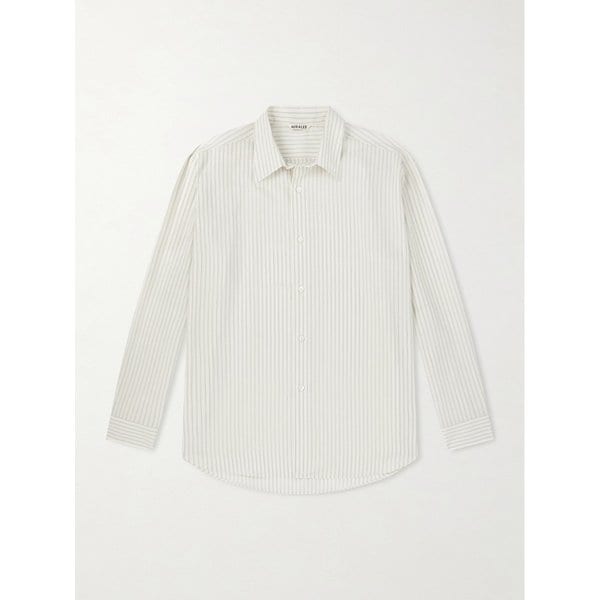 스트라이프 울 포플린 셔츠 46376663162971143