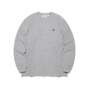 LE2603LT06GR 와플 긴팔 티셔츠 그레이 7024986