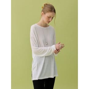 TENCEL BOX TEE - WHITE