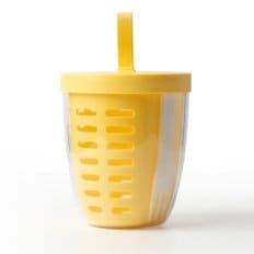 후르츠팟 과일컵 샐러드용기 600ml (옐로우)