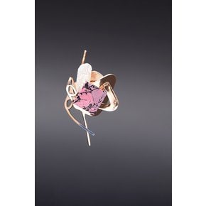 Dancing Objet No.19 Duo Petit Brooch - Rosegold