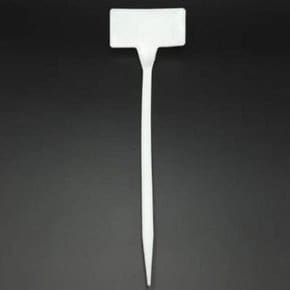 꺽임형 텃밭이름표 30cm 화이트 가든픽 네임택