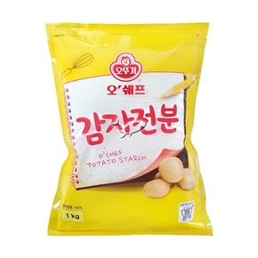 오뚜기 오쉐프 감자전분 1kg/ 2개