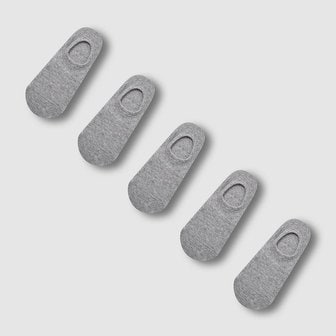 JAJU 여 코튼 하이컷 페이크 삭스 5족 J146903003083