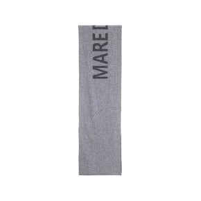 Logo Jacquard Cashmere Muffler Grey