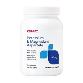 [해외직구] 3개X  지앤씨  지앤씨  칼륨  포타슘  &  마그네슘  250mg  120캡슐