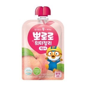 뽀로로 워터젤리 복숭아 120ml 20팩