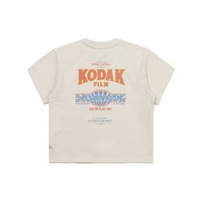 [공식]스노우 워싱 그래픽 반팔 티셔츠 키즈 IVORY