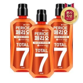 페리오 토탈7 가글 후레쉬 760ml x 3개