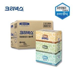 크리넥스 각 티슈 휴지 화장지 미용 200매x3개x6팩[33160737]