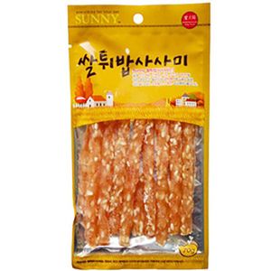 오너클랜 강아지 스틱 사사미 쌀튀밥 간식 70g 1P 애견 껌