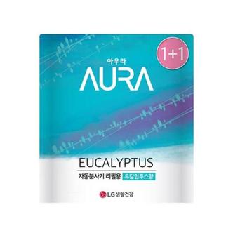  AURA 방향제 자동분사 리필 280ml 2개입 (유칼립투스향) .