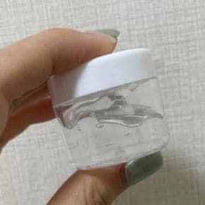 크림용기 화이트캡 20g 화장품소분용기 휴대용공병 연고통 플라스틱공병(WFNNNP1)