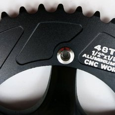 센키SENQI CNC 고정 기어 체인 휠 자전거 크랭크 세트 48T 170mm (블랙)