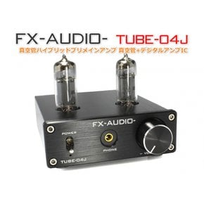 FX-AUDIO- TUBE-04J [블랙] 진공관 하이브리드 인티 앰프 진공관 + 디지털 앰프 IC