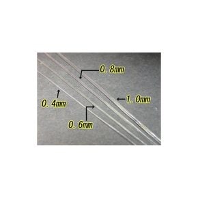 실리콘 고무 팔찌용 고무줄 0.4mm/0.6mm/0.8mm/1mm크기 통과 와이어