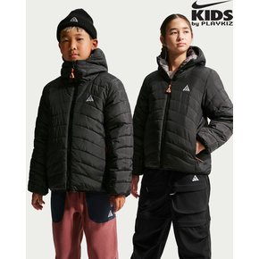 키즈 유아동점퍼 ACG 라바플로우 경량 푸퍼 자켓 블랙 8 15세 A264PM368P