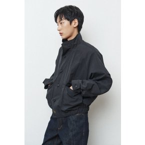 Oversize Raglan High Neck Jumper_Black_LSTD0JP41M