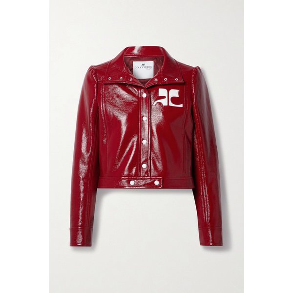 쿠레쥬 리에디션 코팅 코튼 혼방 재킷 레드 1647597326216478