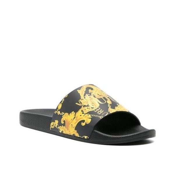 24SS 베르사체 뮬 슬리퍼 749599 Black