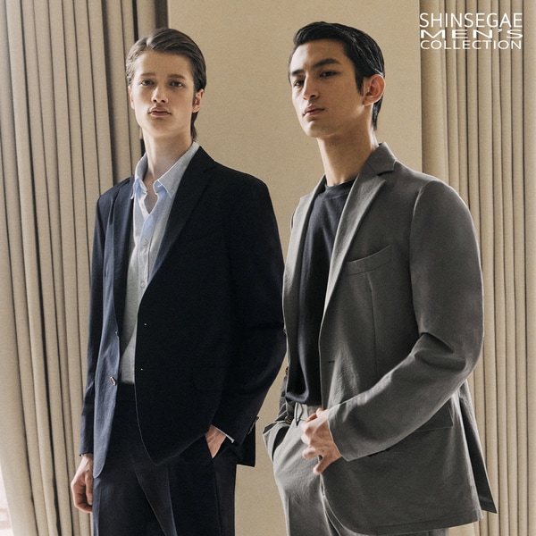 26SS SUMMER 신세계맨즈컬렉션 린넨 라이크라 재킷