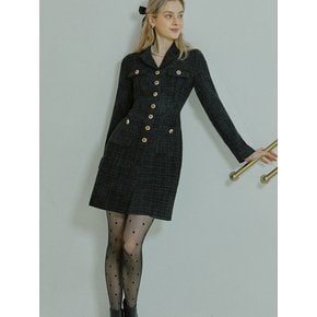 [단독기획] Lena Velvet Tweed Dress_2colors