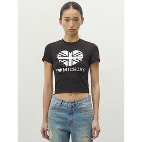 MELTING UNION JACK TOP BLACK