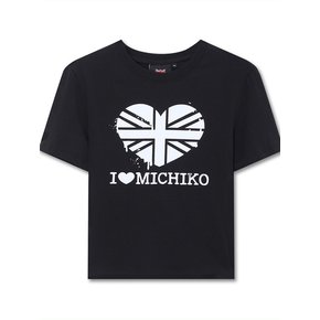 MELTING UNION JACK TOP BLACK