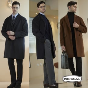 [웅니버스] 인터메조 25FW 울 캐시미어 블랜디드 코트