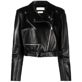 크롭ped 레더 바이커 자켓 668451Q5AK8
