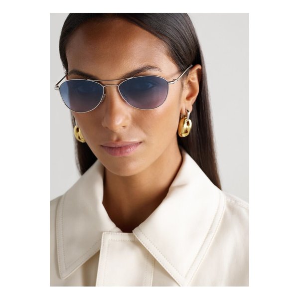 에어로 Ii 에비에이터 스타일 실버톤 선글라스 46376663162855603