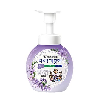 라이온코리아 아이깨끗해 핸드워시 블루밍 퍼플 250ml 용기