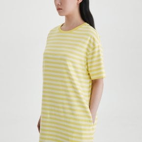 여 스마트 코튼 반팔 라운지 원피스(LIGHT YELLOW / LIGHT BLUE / LIGHT GREY / BLACK)
