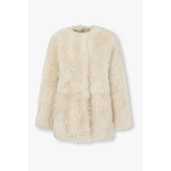 라운드넥 시어링 무스탕 자켓 7115475906104