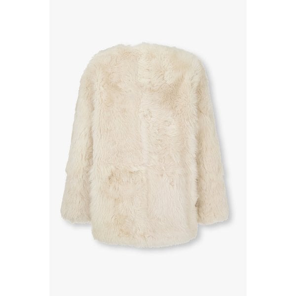 라운드넥 시어링 무스탕 자켓 7115475906104