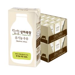 [S]상하목장 유기농 멸균우유 200ml 48팩