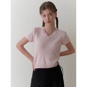 Fav half v knit (pink)