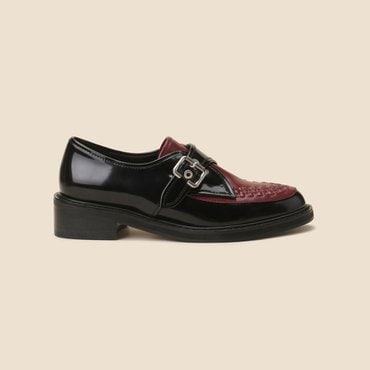 슈콤마보니 Braided buckle loafer(wine) DG1DS25028WIN