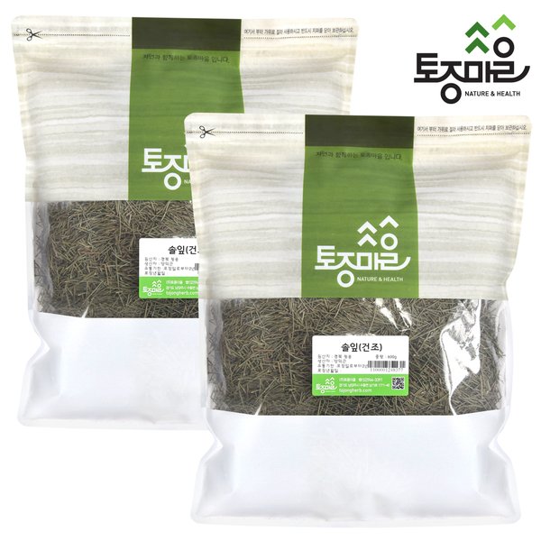 국산 솔잎 600g X 2개