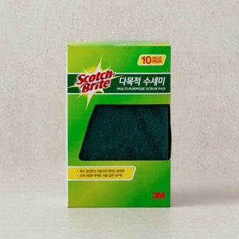 3M 다목적 수세미 270 10입 큐브