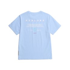 내셔널지오그래픽 키즈 K232UTS810 백 그래픽 H/TEE NAVY PEONY