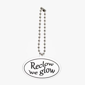 OVAL LOGO ACRYLIC KEYRING CLEAR