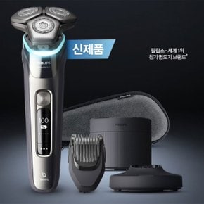 전기면도기 SkinIQ /S9987/68/9000시리즈/초정밀/밀착컷/카트리지3개세트