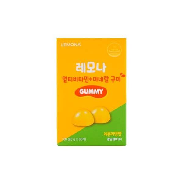 [쓱7클럽][레모나] 멀티비타민+미네랄 구미(3g*60개)