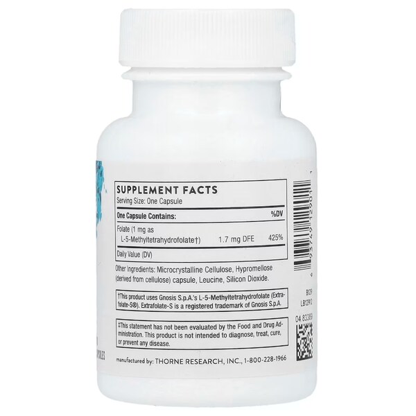 5-MTHF 1mg 메틸엽산 활성엽산 60캡슐 X 3통