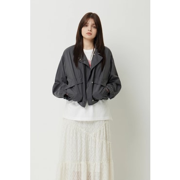 시슬리 블론디 아웃 포켓 블루종 점퍼 SAJP37531